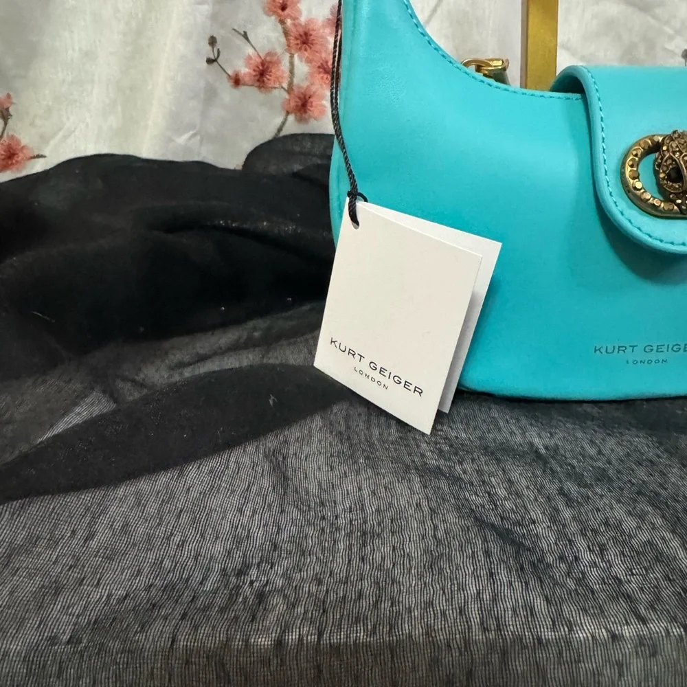 KURT GEIGER Turquoise Shoulder Bag - Picture 3 of 13